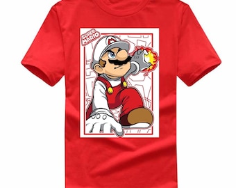 Super Mario Bros T-Shirt Super Mario Lover Vintage Mario Fans Retro Game Mario Bros Boys Girl Adults Tee Top