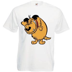 Dog Smile T-Shirt Funny Dog Cartoon Character Dog Funny Dog Tee Top