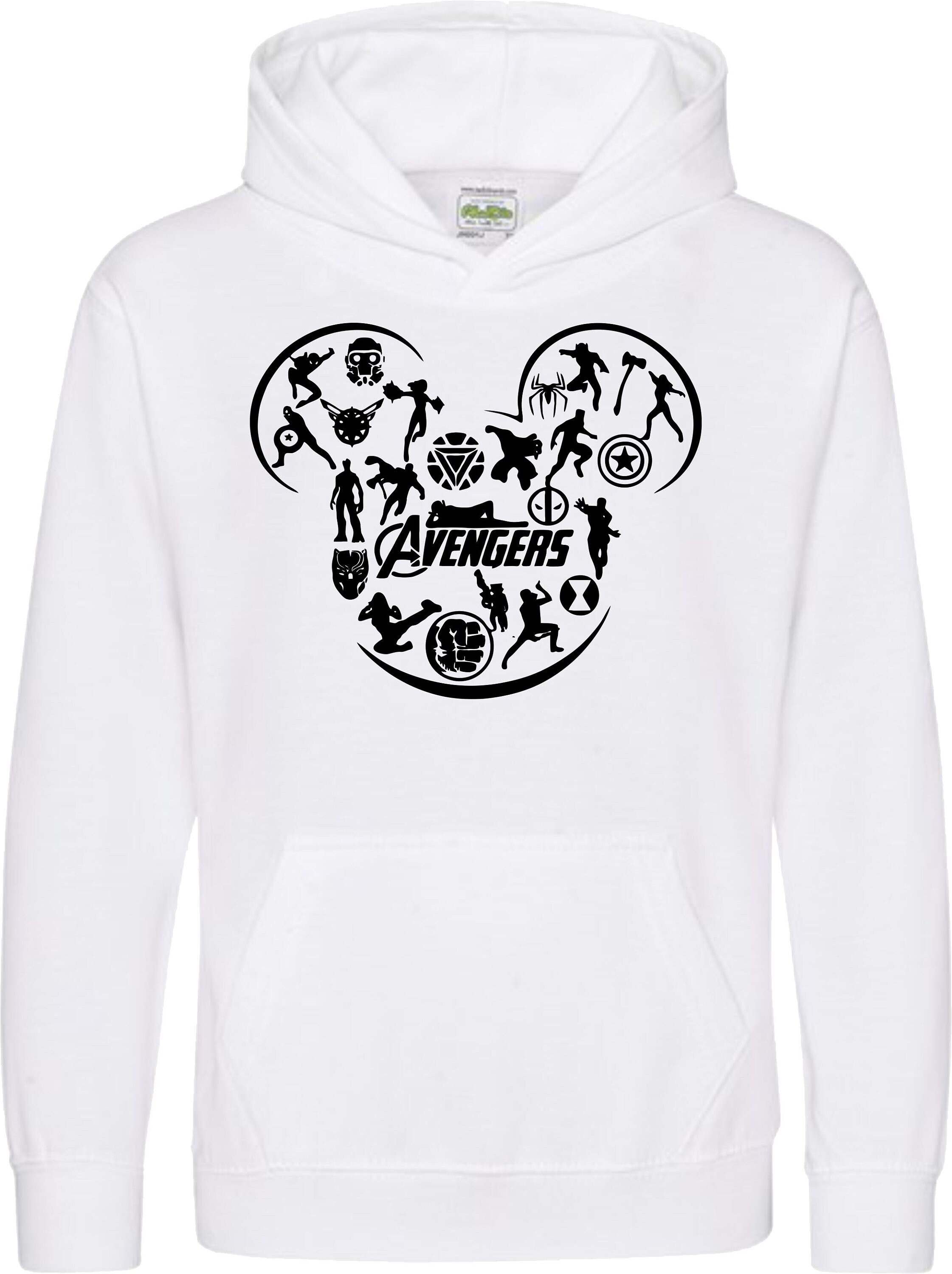Avengers Mickey Head Disney All Characters Hoodie Mickey Mouse Disney Lover Avengers Character Disneyland Adults Kids Top Etsy