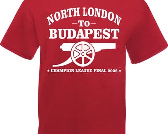 Final 2026 T-Shirt, Budapest Champions League Tee, North London Football Shirt,