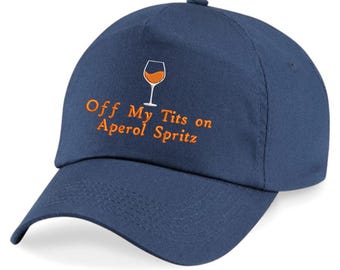 Aperol Spritz Embroidered Cap – Funny Day Drink Hat