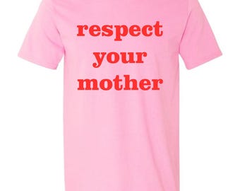 Respect Your Mother Baby Tee Cropped T-Shirt - Harry Inspired Concert Outfit Top - Tour Aesthetic - Handmade UK