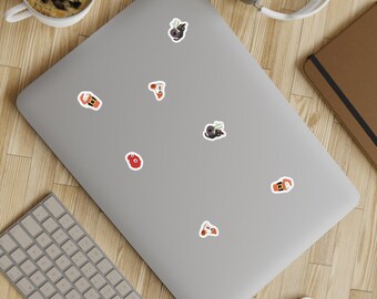 Naklejki do druku HALLOWEEN GOODNOTES, wyjątkowo urocze naklejki świąteczne