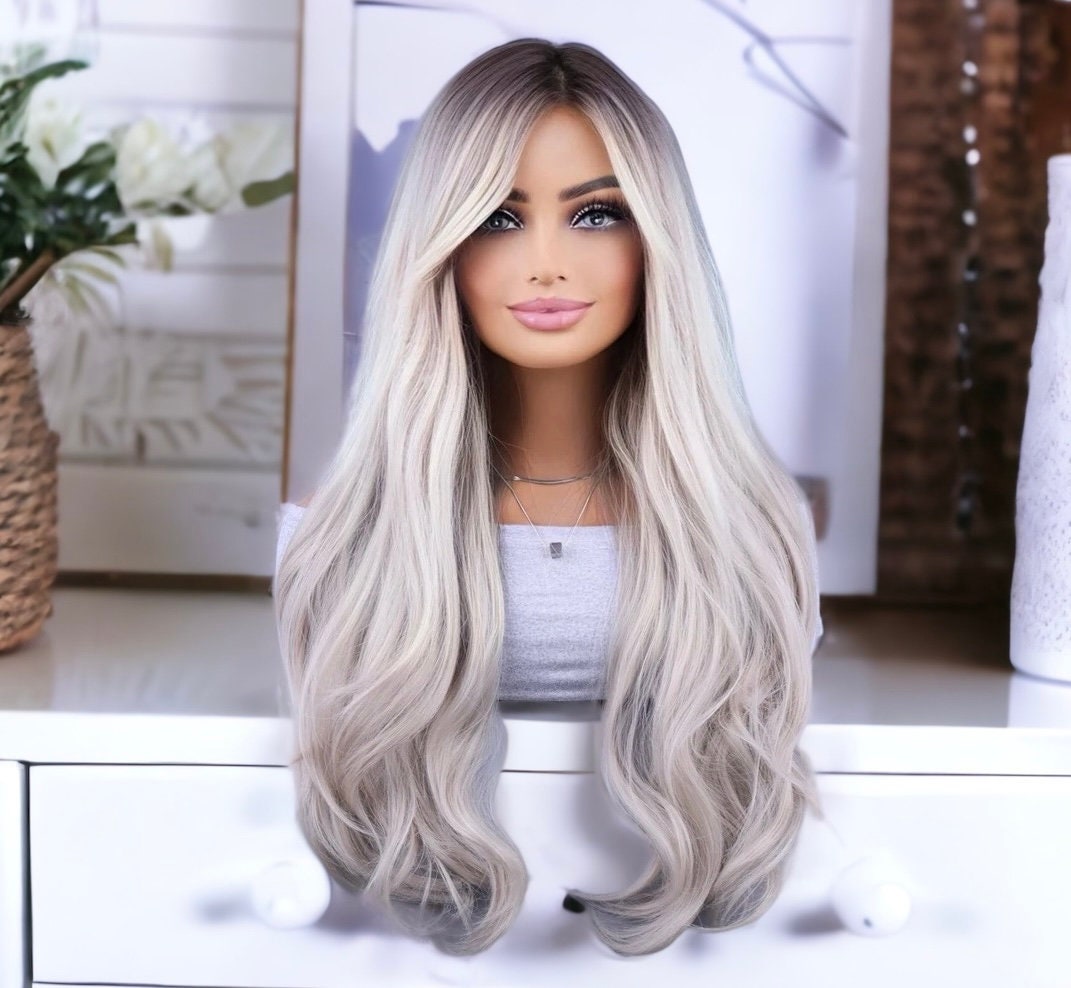 Ash blonde 2025 360 wig