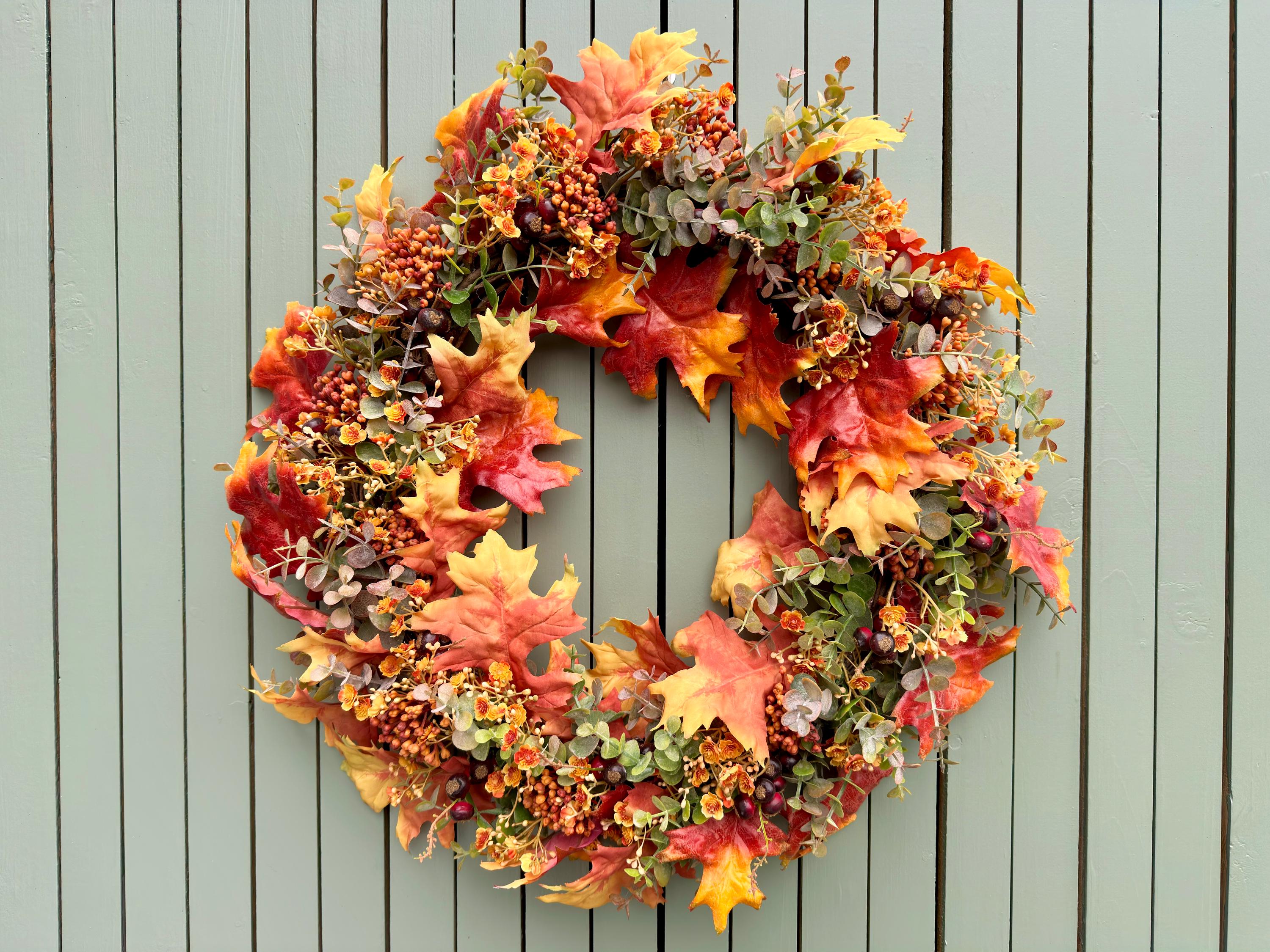 forest berry wreath ベリーとグリーンのフォレストリース Natural