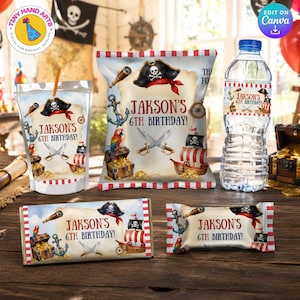 Pirate Birthday Favours Sweet Bags Pirate Party Bag