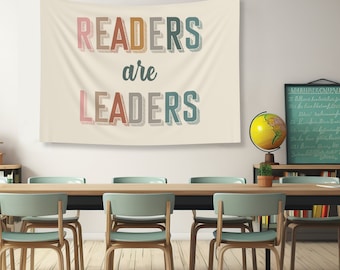 Leser sind Führer Klassenzimmer Wandteppich, Klassenzimmer Dekor, Klassenzimmer Dekoration