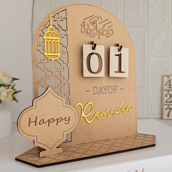 Ramadan Advent Calendar, Ramadan Calendar Countdown, 30 Days Til Eid, Ramadan And Eid Decorations For Home