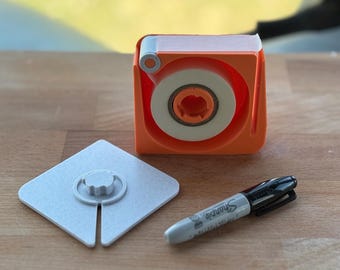 Label[it]- Write-On Kitchen Tape Dispenser with Marker for Labeling