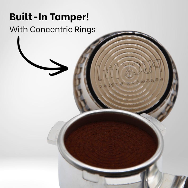 Puck[it] 54mm Knock Box With Tamper | Mess-free, Compact, Twist Lock ...