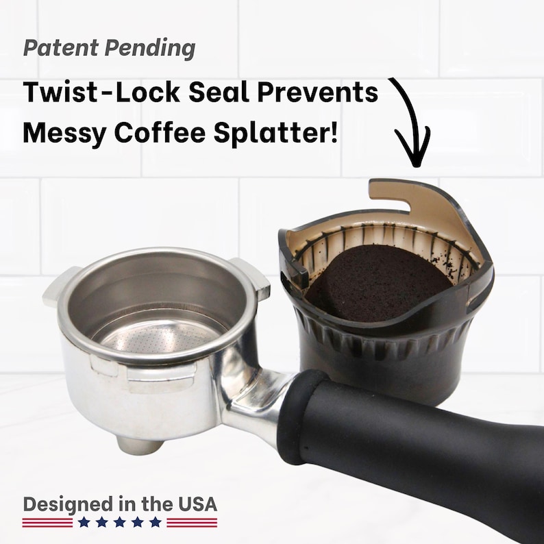 Puck[it] 54mm Knock Box With Tamper | Mess-free, Compact, Twist Lock ...