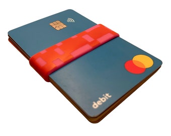 BAND[it] Slim Silicone Wallet Band: Minimalist Money Clip