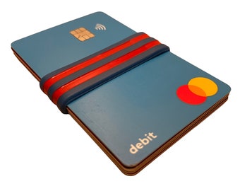 BAND[it] Slim Silicone Wallet Band: Minimalist Money Clip
