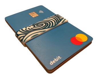 BAND[it] Slim Silicone Wallet Band: Minimalist Money Clip