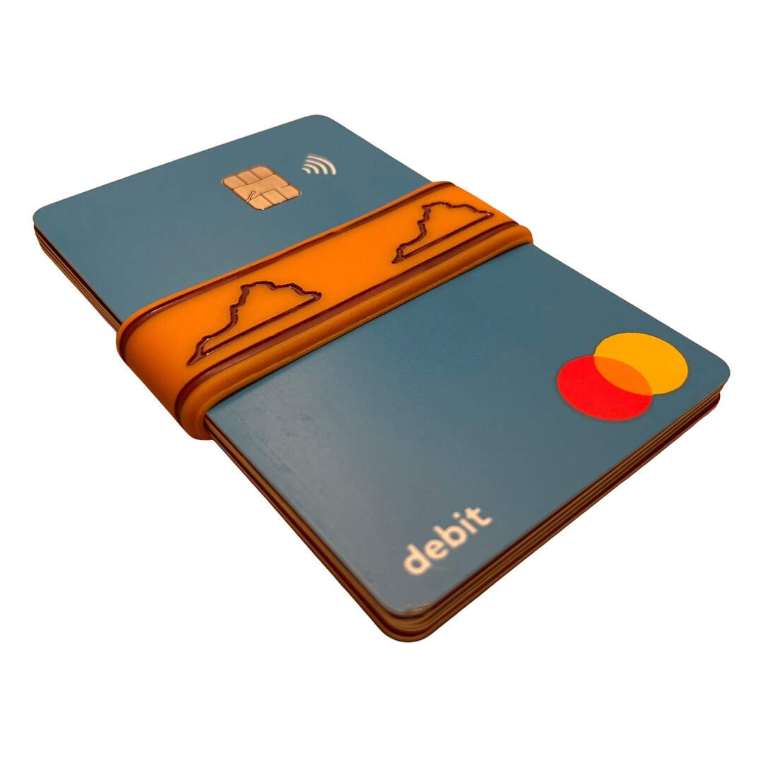 Band[it] Slim Silicone Wallet Band: Minimalist Money Clip - Etsy