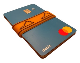 BAND[it] Slim Silicone Wallet Band: Minimalist Money Clip