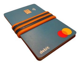 BAND[it] Slim Silicone Wallet Band: Minimalist Money Clip