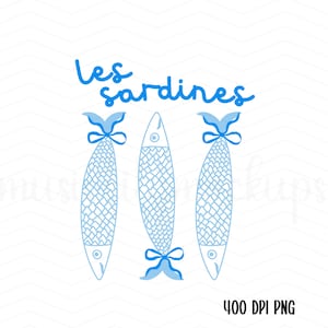 Sardines PNG, Coquette Fisherman Aesthetic PNG, Fisherman Core Png File, Tinned Fish Png, Les Sardines Png, Coastal Granddaughter
