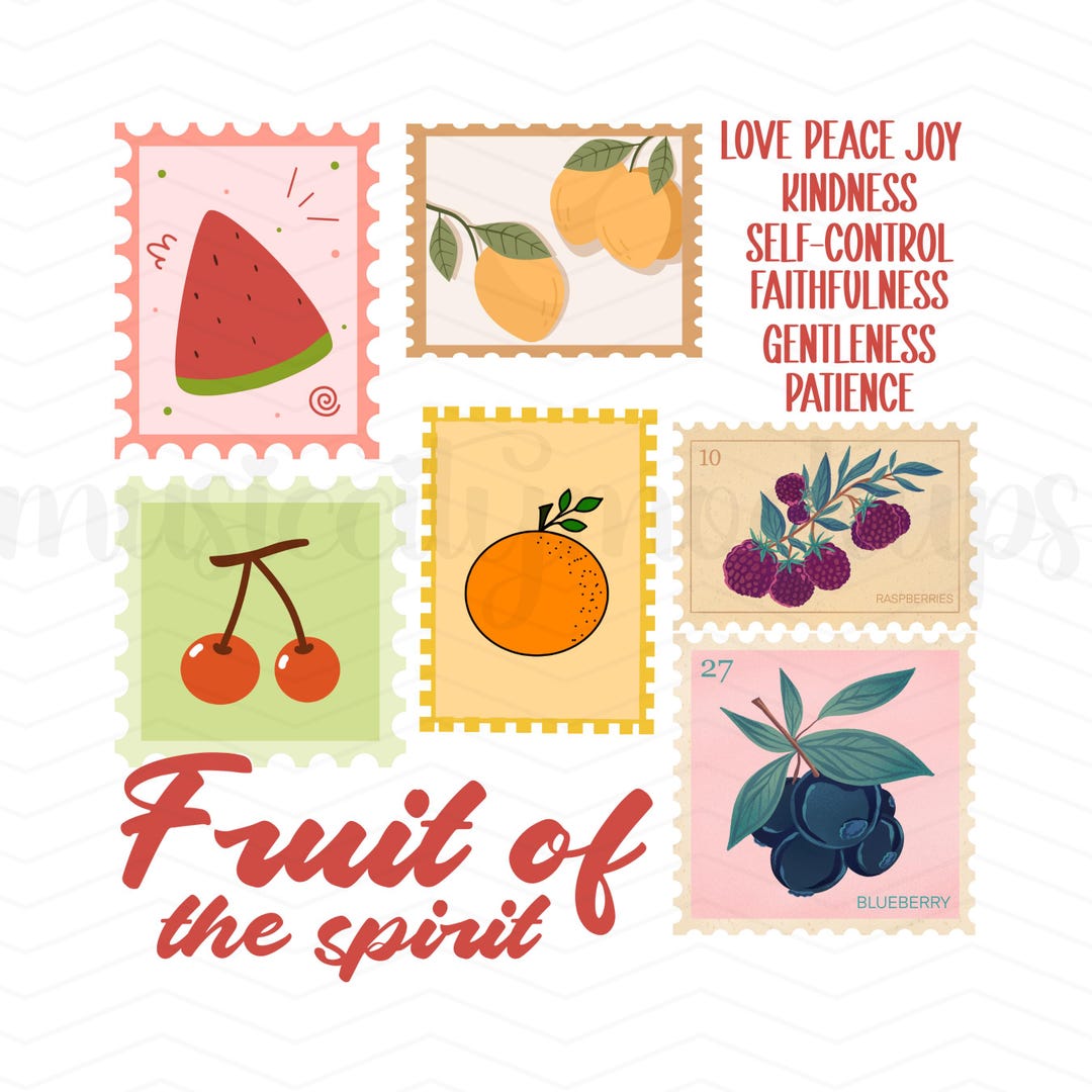 Fruit of the Spirit PNG, Christian PNG, Bible Verse Png, Scripture Png ...