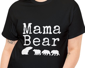 Mama Bear T-shirt, Graphic Tee, Mother's Day Gift