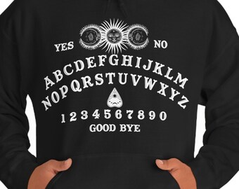 Ouija Board Hoodie: Unisex Paranormal Celestial Sweatshirt