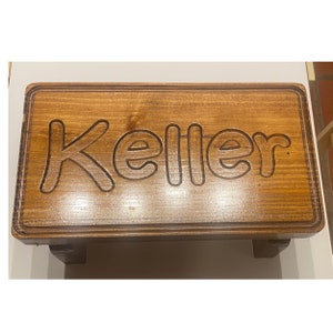 Personalized Wooden Kid Stool