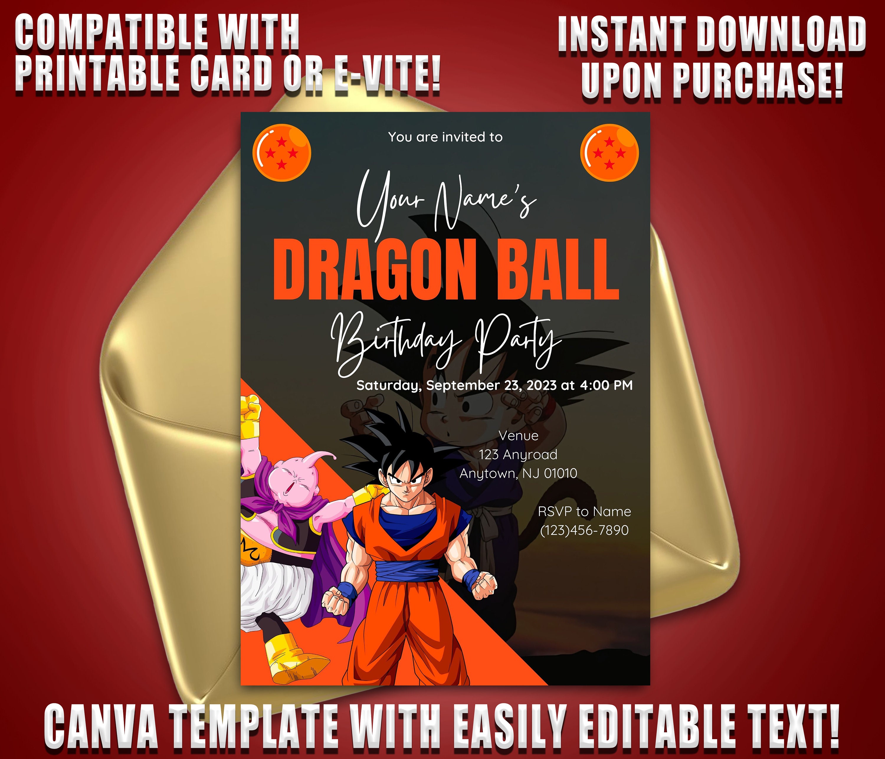 Dragon Ball Goku Back Poster for Sale by JanetDonohoe