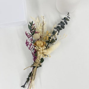 Mini Dry Flower Bouquet,Natural Plants Bouquet, Boho Dried Rose Bouquet,Home Decor,Rustic Wedding,Wall Decor,Bridesmaid Flower,gifts for her