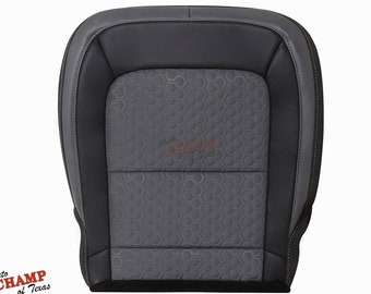 2015-2020 Chevy Colorado Z71 Driver Side Bottom Cloth Seat Cover Black/Dk Gray