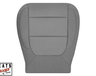 2019-2024 GMC Sierra SLT Pro SLE Driver Side Bottom Cloth Seat Cover, Gray