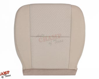 2008-2014 GMC Sierra SLE SLT Z71 Driver Side Bottom Cloth Seat Cover, Tan
