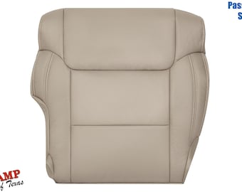 2014-2017 Toyota Tundra Passenger Side Bottom Leather Seat Cover, Tan
