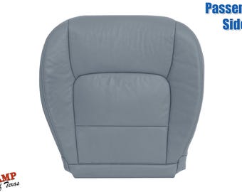 1998-2002 Lexus LX470 Passenger Side Bottom Leather Seat Cover, Gray