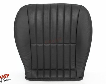1997-2002 Chevy Camaro SS RS Z28 -Driver Side Bottom Leather Seat Cover, Black