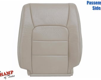 1998-2007 Lexus LX470 Passenger Side Lean Back Leather Seat Cover, Tan