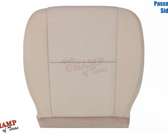2008-2014 GMC Sierra SLE SLT Z71 Passenger Side Bottom Cloth Seat Cover, Tan