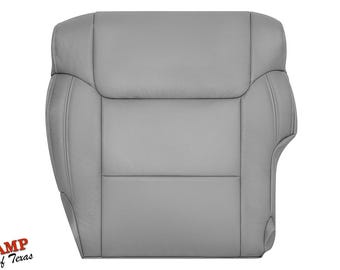 2014-2021 Toyota Tundra Driver Side Bottom Leather Seat Cover, Gray