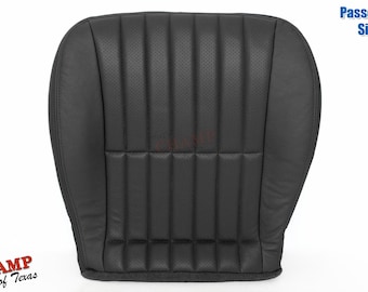 1997-2002 Chevy Camaro SS RS Z28 -Passenger Side Bottom Leather Seat Cover Black