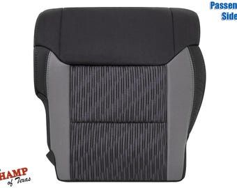 2014-2021 Toyota Tundra Passenger Side Bottom Cloth Seat Cover, Black
