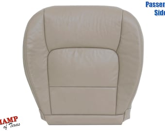 1998-2007 Lexus LX470 Passenger Side Bottom Leather Seat Cover, Tan