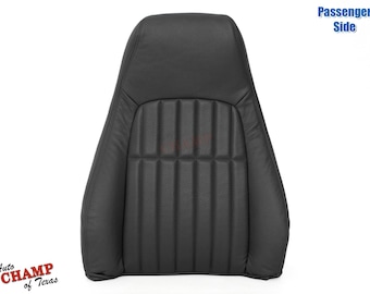 1997-2002 Chevy Camaro SS RS Z28 -Passenger Side Lean Back Leather Seat Cover Black