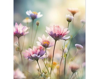 Wild Flowers 2 - Premium Matte Paper Poster / Print - Beautiful Floral Wall Art - Botanical Wall Art
