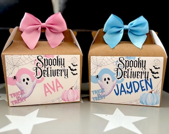 Spooky Halloween Treat Boxes | Personalised Trick-or-Treat Gift Boxes