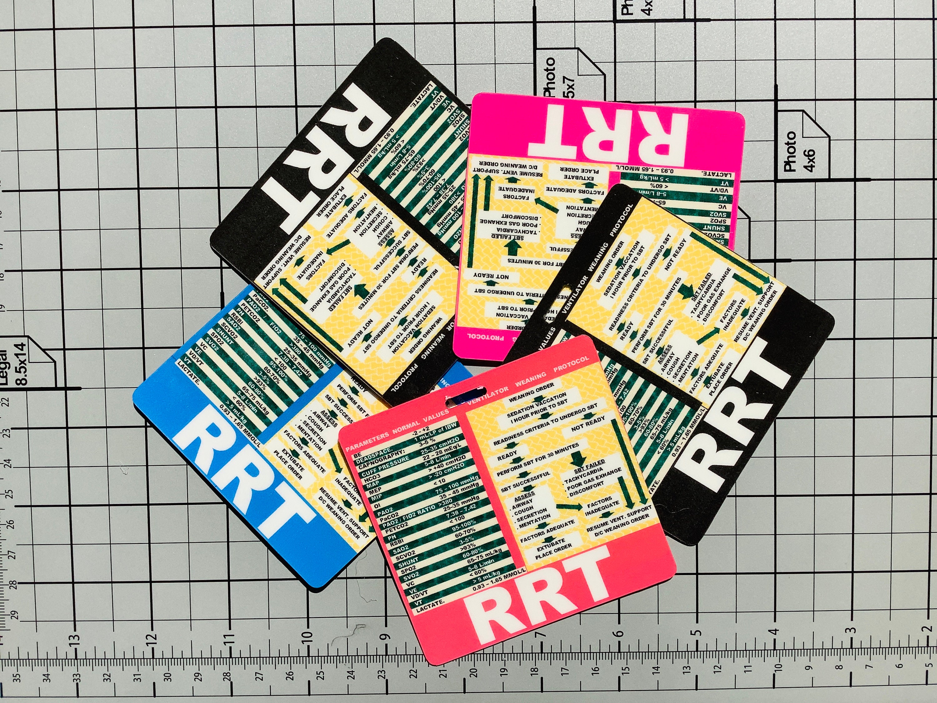 Registered Respiratory Therapist Badge, RRT Badge / Vent Setup (pink ...