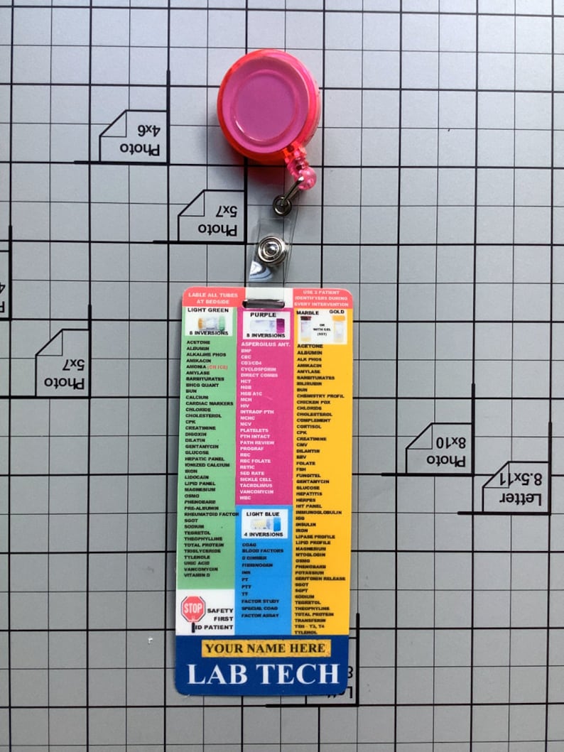 Specimen Badge, Lab Specimen Badge Etsy