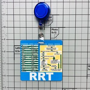 Registered Respiratory Therapist, RRT Badge (Blue)
