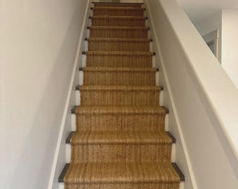 Custom Handwoven Jute Runner Rug | Eco-Friendly Hallway Carpet