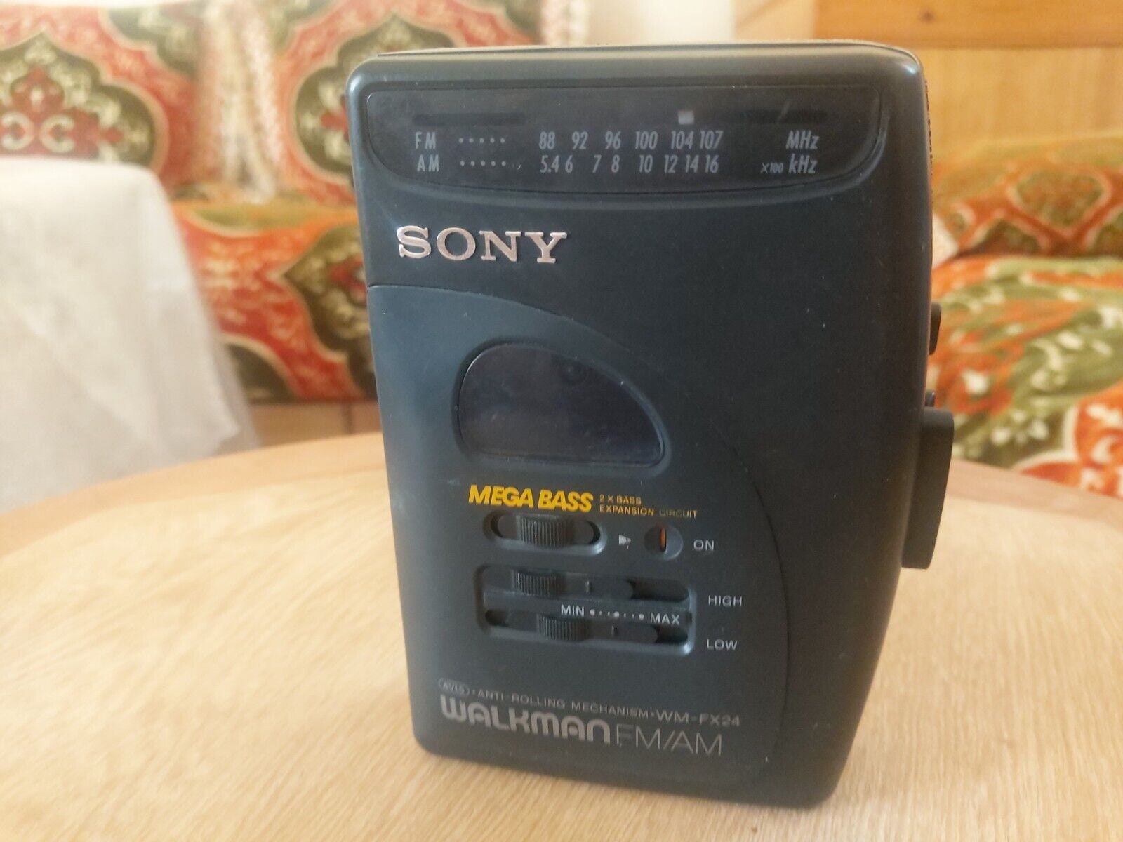 Vintage Sony Walkman Cassette Player Works Great, AM/FM Band Radio, Rare  and Collectible Model, Fully Working, Model WM-FX241 