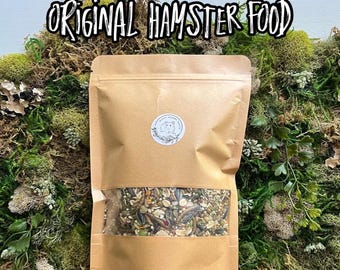Organic Hamster Food Blend – Balanced Daily Diet for Syrian & Dwarf Breeds