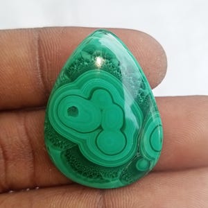 50 Cts. Natural Rare Green Malachite Semi Precious Gemstone Loose Cabochon for Jewellery Making Top Quality!! Natural Malachite pendalt
